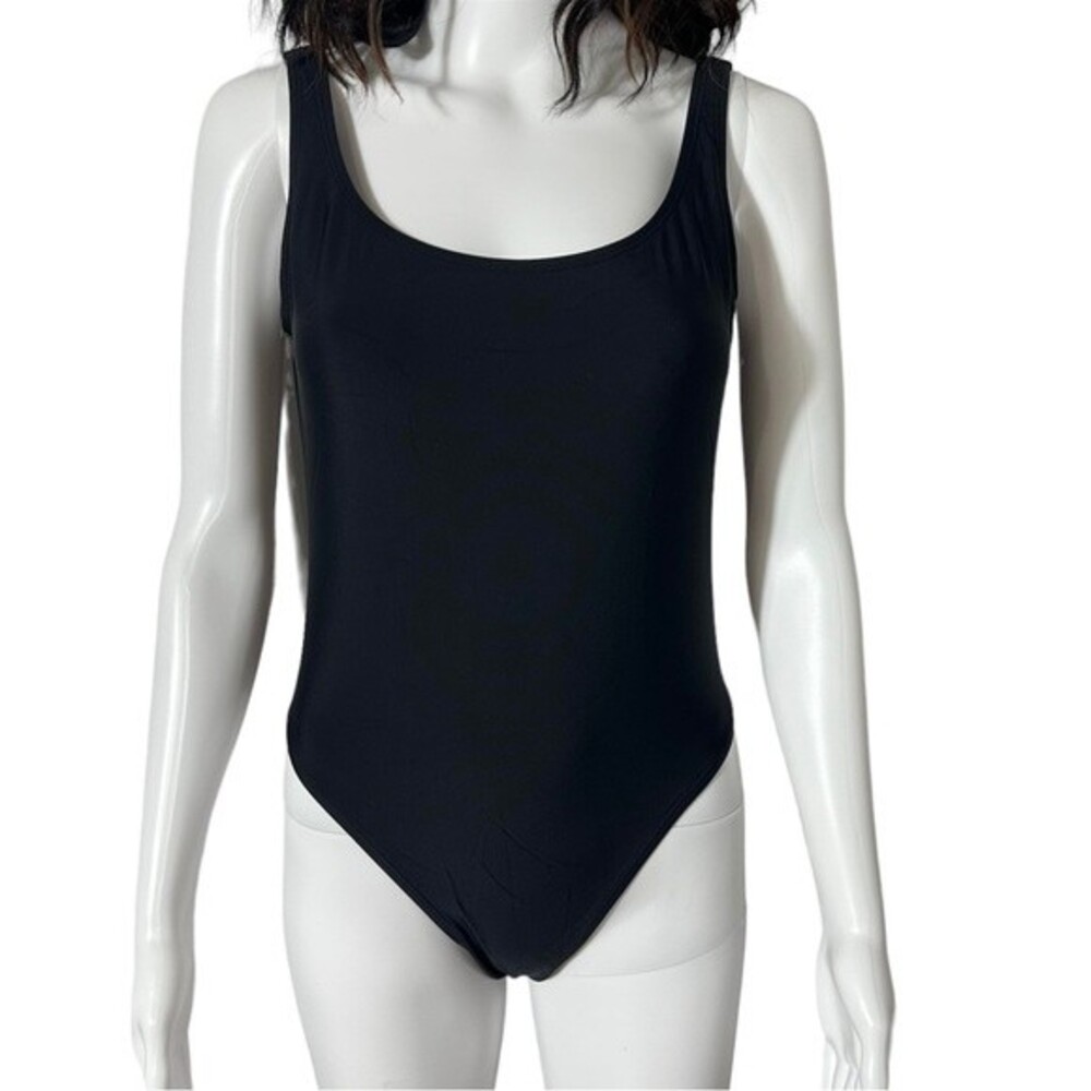 Heat Swimwear Black One Piece Swimsuit Sz Medium